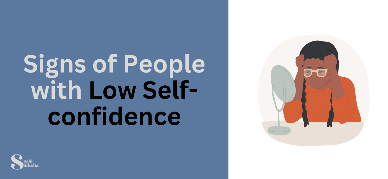 low self-confidence signs