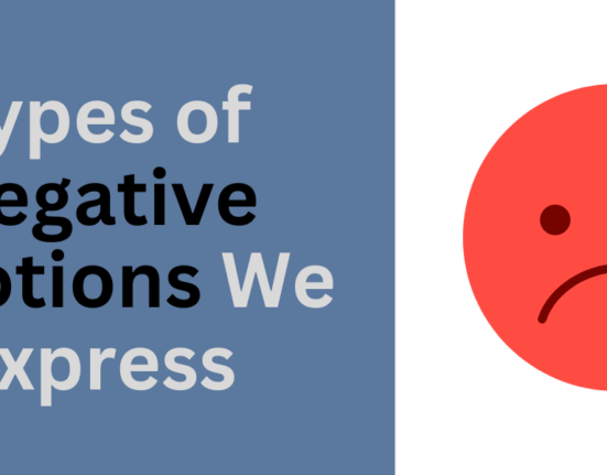 types of negatives emotions